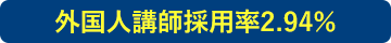 外国人講師採用率2.94％