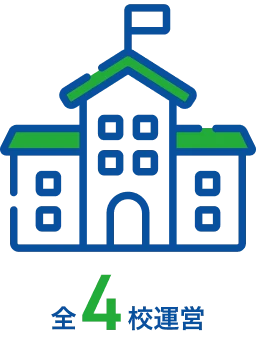 学校の校舎のピクトグラム