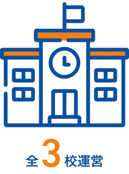 学校の校舎のピクトグラム