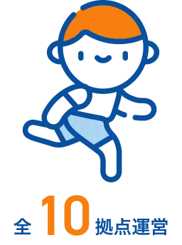 走る子供のピクトグラム